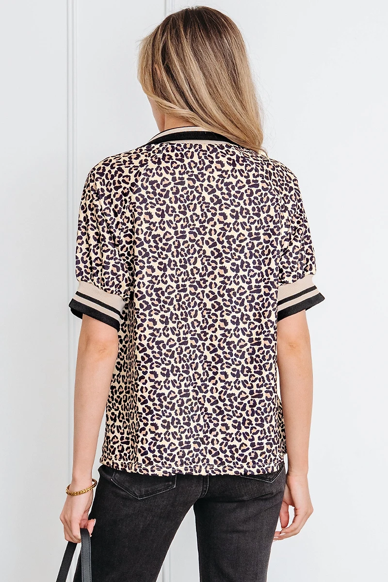 Threaded Pear Women's Seraphina Patchwork Short Sleeve Top