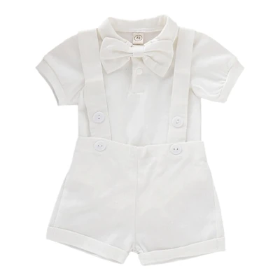 Laurenza's Baby Boys Baptism Shorts Set