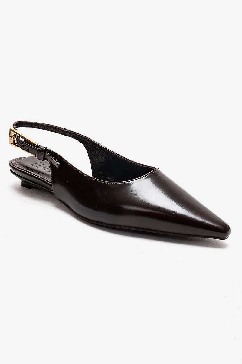 Prologue Shoes Womens Jenna Slingback Pointed Toe Pump