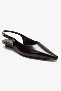 Prologue Shoes Womens Jenna Slingback Pointed Toe Pump
