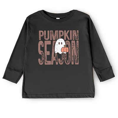 The Juniper Shop - Toddler Long Sleeve Graphic Tee Pumpkin Season Ghost