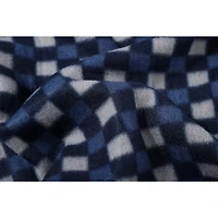Gioberti Men's Full Zip Cardigan Patch Design Sweater with Flannel Lining