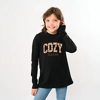 The Juniper Shop - Youth Long Sleeve Graphic T-Shirt Cozy Season Floral