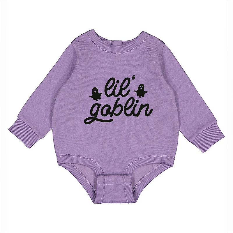 The Juniper Shop - Infant Fleece BodySuit Lil' Goblin Ghosts