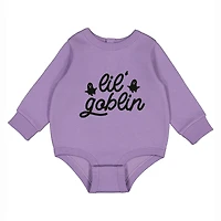 The Juniper Shop - Infant Fleece BodySuit Lil' Goblin Ghosts