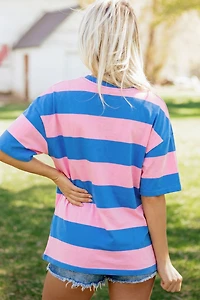 Threaded Pear Women's Royalty Block Oversize Tunic Tee