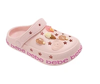 bebe Girl's Platform EVA Clogs with Treat Charms