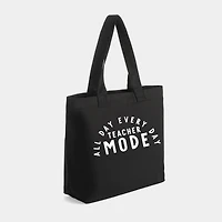 Simply Sage Market - Zippered Canvas Tote Teacher Mode All Day