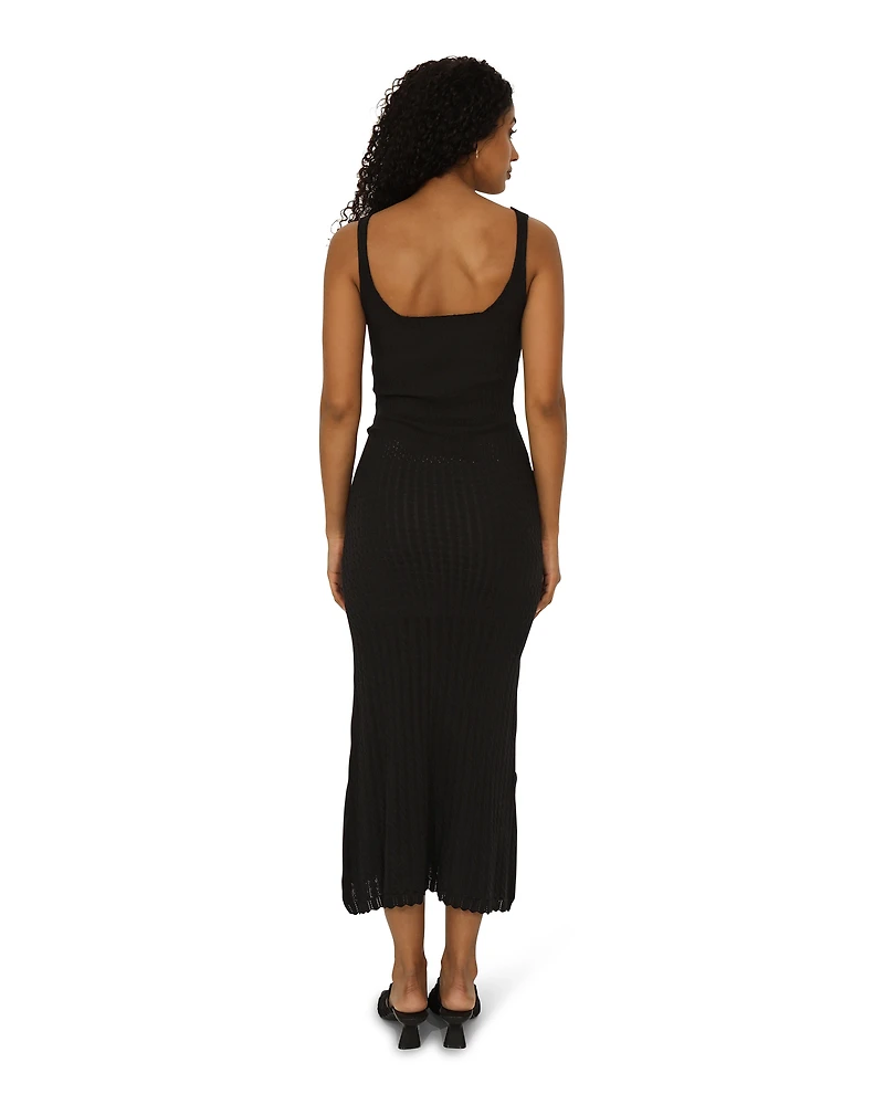 Belle & Bloom Womens Sweet Nothings Midi Knitted Dress