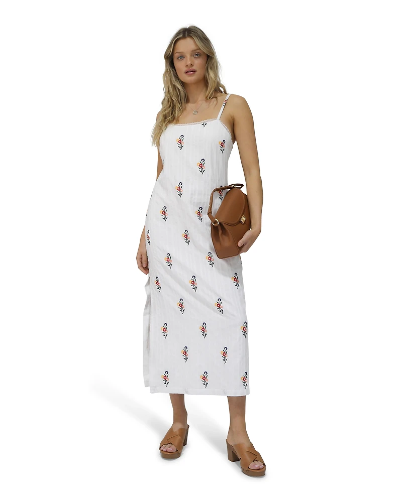Belle & Bloom Womens She Blooms Floral Midi Dress