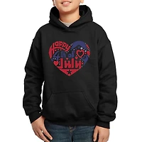 LA Pop Art Boy's Word Hoodie