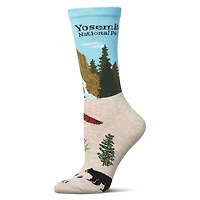 MeMoi Women's Yosemite Rayon From Bamboo Crew Socks