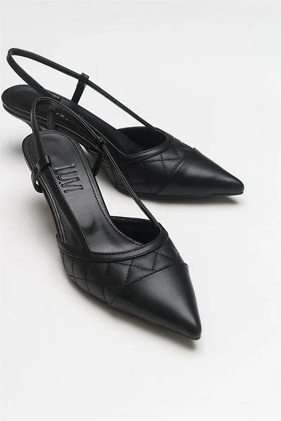Prologue Shoes Womens Point Pointed Toe Slingback Pump