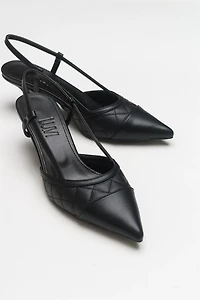 Prologue Shoes Womens Point Pointed Toe Slingback Pump