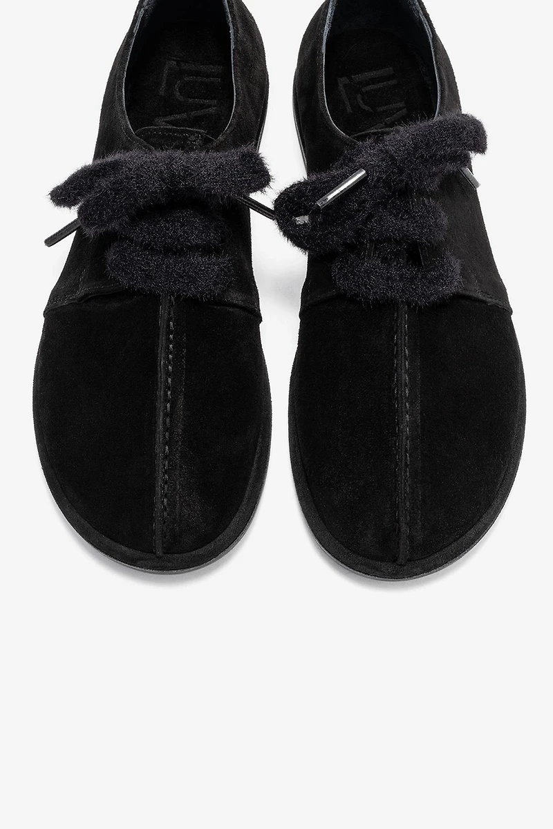 Forever & Always Womens Denora Leather Lace Up Shoes