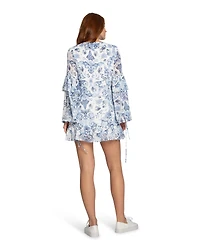 Belle & Bloom Womens Mad About You Floral Print Mini Dress