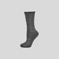 Wear Sierra Women's Cotton Geometric Crew Socks
