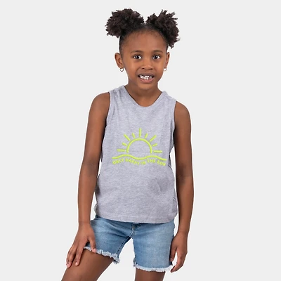 The Juniper Shop - Only Happy Sun Puff Print Youth Tank Top