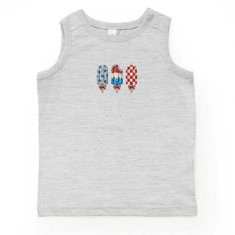 The Juniper Shop - Patriotic Popsicles Toddler Graphic Tank