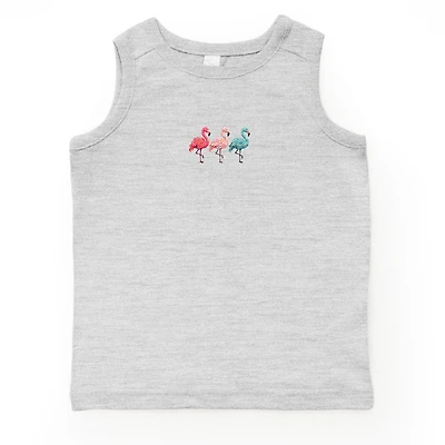 The Juniper Shop - Three Flamingos Toddler Graphic Tank