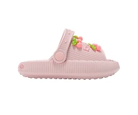 bebe Toddler Girl's Cherry Charm Slide Sandals, Pink