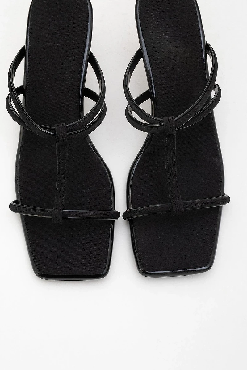 Prologue Shoes Womens Mocha Strap Heel Sandal