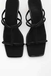 Prologue Shoes Womens Mocha Strap Heel Sandal