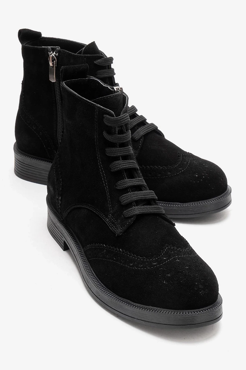 Forever & Always Womens Nelvy Leather Boots