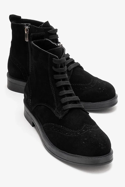 Forever & Always Womens Nelvy Leather Boots