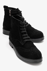 Forever & Always Womens Nelvy Leather Boots