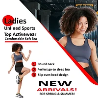 Wear Sierra Juniors' and Women's Unlined Sports Bra