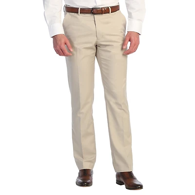 Gioberti Men's Hidden Expandable Waist Dress Pants Suit