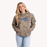 Simply Sage Market - Country Girl Heart Puff Print Camo Hoodie