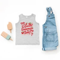 The Juniper Shop - Sweet Summer Time Cherries Coquette Toddler Graphic Tank