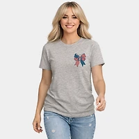 Simply Sage Market - Patriotic Bow Stars Women's Short Sleeve Graphic T-Shirt