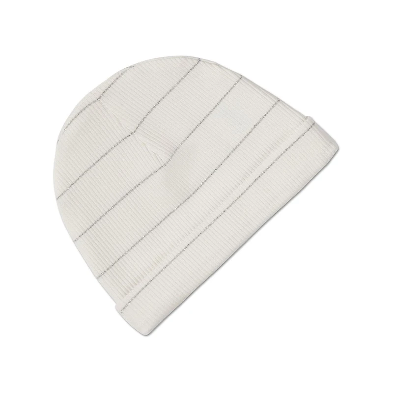 MeMoi 3 Piece Unisex Baby Ribbed Shimmer Stripe Footie Set