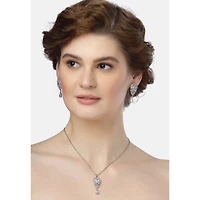 AGP PARIS Starlight Drop Womens Necklace and Earrings Set