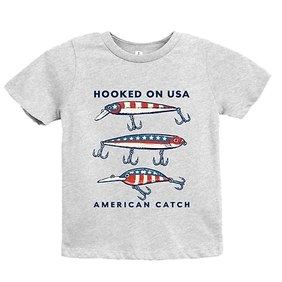 The Juniper Shop - Hooked On USA Youth Short Sleeve Graphic T-Shirt