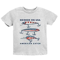 The Juniper Shop - Hooked On USA Youth Short Sleeve Graphic T-Shirt