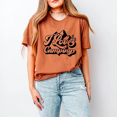Simply Sage Market - I Love Camping Women's Short Sleeve Graphic T-Shirt