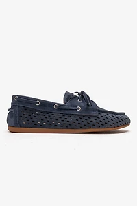 Forever & Always Womens Stevo Leather Lace Up Loafer