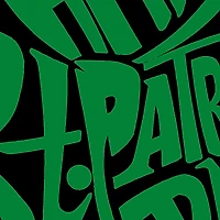 LA Pop Art Men's Word T-Shirt - St. Patrick's Day Shamrock