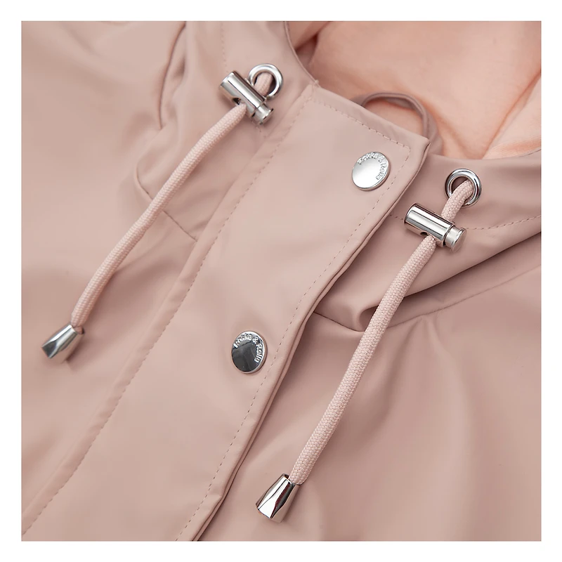 Rokka&Rolla Womens Waterproof Rubberized Rain Jacket