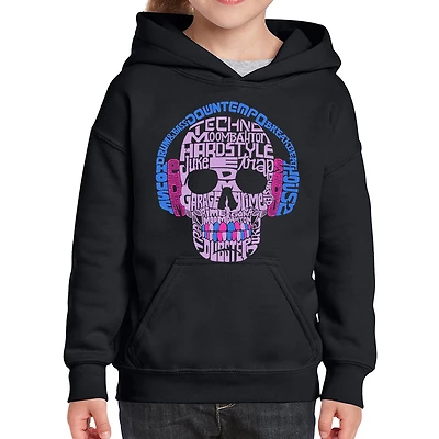 LA Pop Art Girls Word Hoodie - Styles of EDM Music
