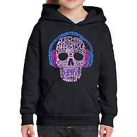 LA Pop Art Girls Word Hoodie - Styles of EDM Music