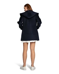 Belle & Bloom Womens Next To You Hooded Wool Blend Coat
