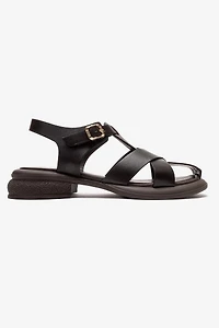 Forever & Always Womens Guido Leather Sandals