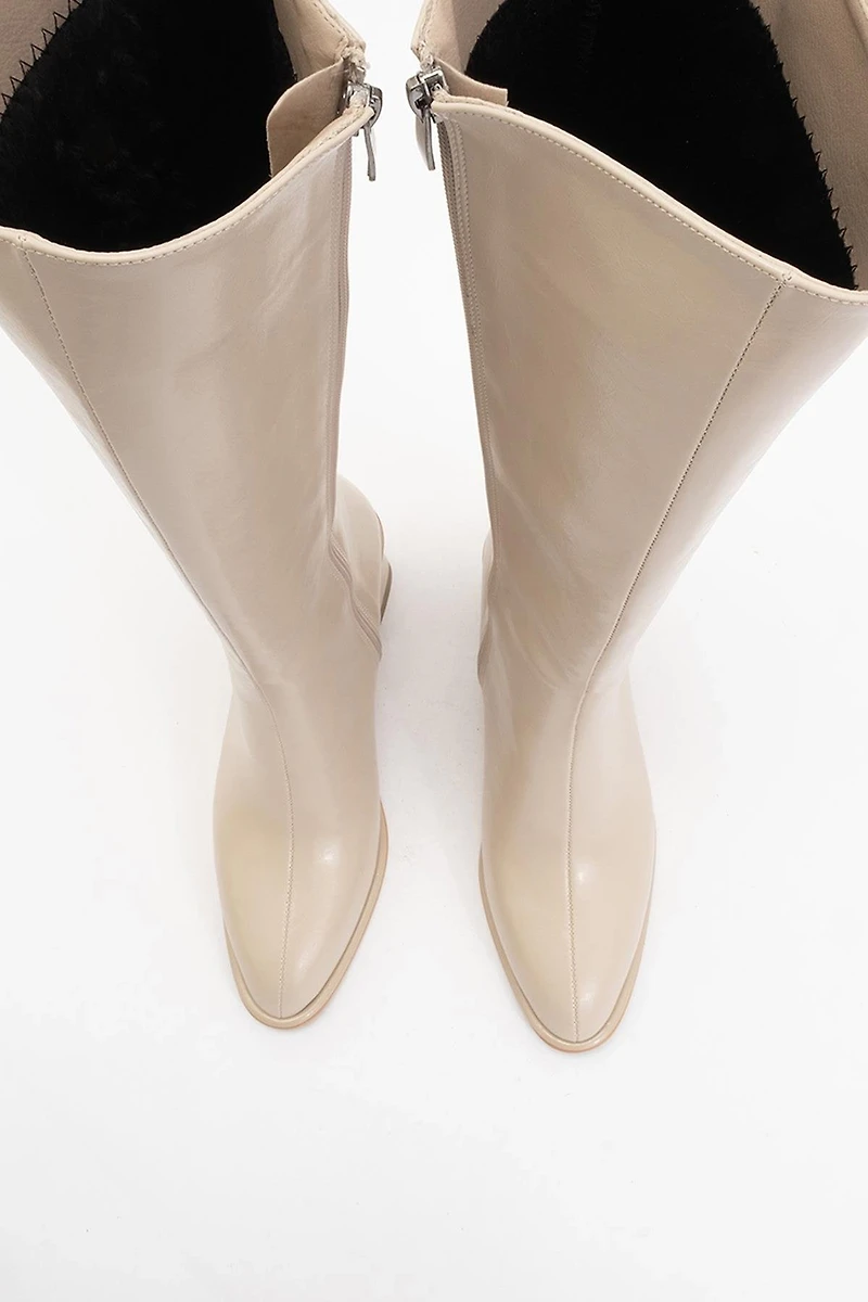 Prologue Shoes Womens Paradis Block Heel Knee High Boot