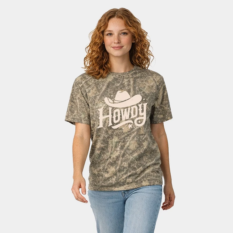 Simply Sage Market - Howdy Western Hat Women's Heavyweight Crew