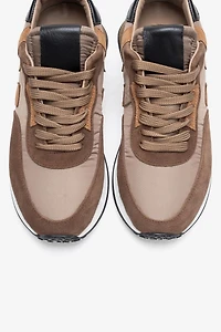 Forever & Always Womens Vian Leather Platform Sneaker